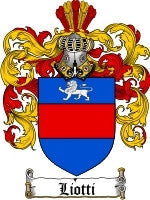 Liotti coat of arms family crest download