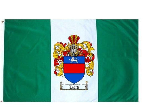 Liotti family crest coat of arms flag
