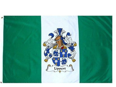 Lippert family crest coat of arms flag