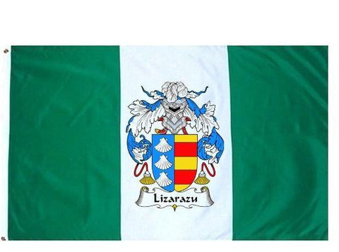 Lizarazu family crest coat of arms flag