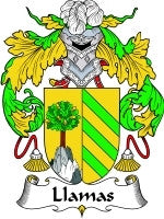 Llamas coat of arms family crest download