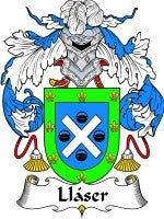 Llaser coat of arms family crest download