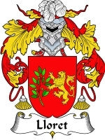Lloret coat of arms family crest download