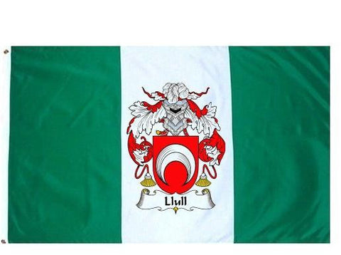 Llull family crest coat of arms flag