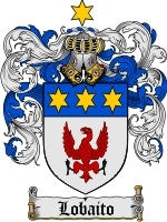 Lobaito coat of arms family crest download