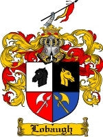 Lobaugh coat of arms family crest download