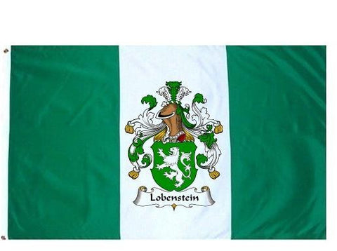 Lobenstein family crest coat of arms flag