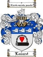 Locard coat of arms family crest download