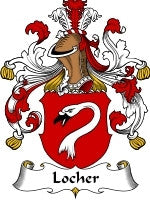 Locher coat of arms family crest download