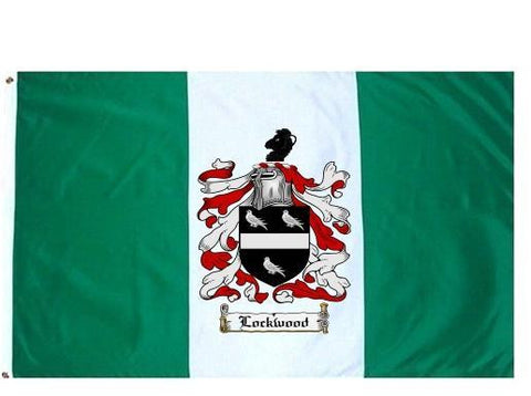 Lockwood family crest coat of arms flag