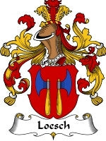Loesch coat of arms family crest download