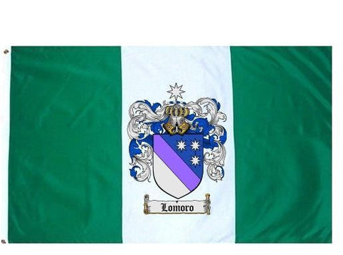 Lomoro family crest coat of arms flag