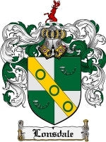 Lonsdale coat of arms family crest download