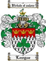 Loogue coat of arms family crest download