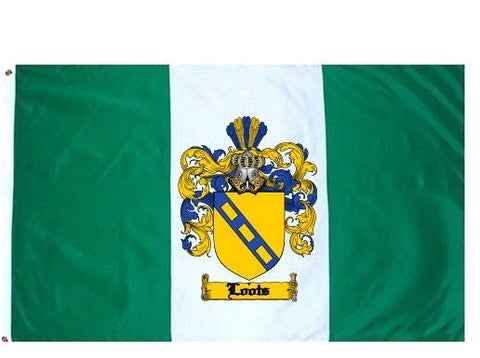 Loots family crest coat of arms flag