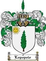 Lopopolo coat of arms family crest download