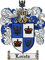 Loretz coat of arms family crest download