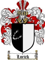 Lorick coat of arms family crest download