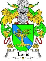 Loris coat of arms family crest download