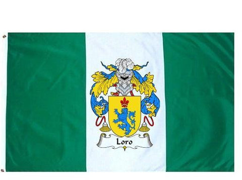 Loro family crest coat of arms flag