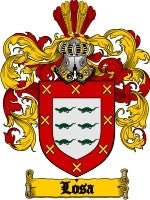 Losa coat of arms family crest download