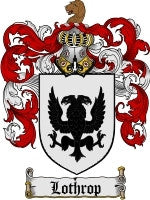 Lothrop coat of arms family crest download