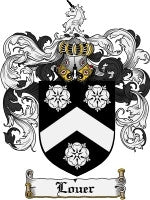 Louer coat of arms family crest download