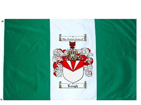Lough family crest coat of arms flag