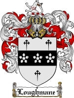 Loughmane coat of arms family crest download