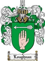 Loughnan coat of arms family crest download