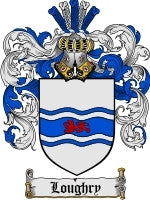 Loughry coat of arms family crest download