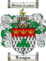Lougue coat of arms family crest download