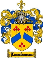 Loustaunau coat of arms family crest download