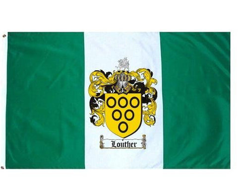 Louther family crest coat of arms flag