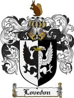 Lovedon coat of arms family crest download