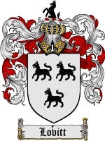 Lovitt coat of arms family crest download