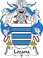 Lozana coat of arms family crest download