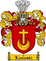 Lozinski coat of arms family crest download