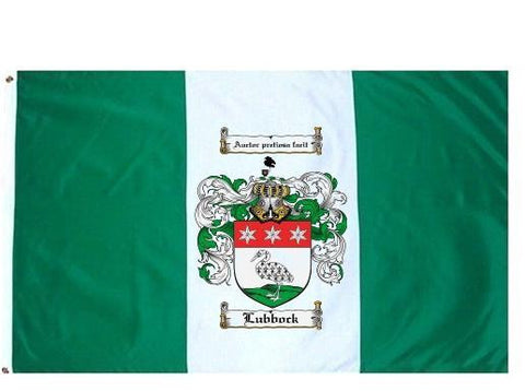 Lubbock family crest coat of arms flag