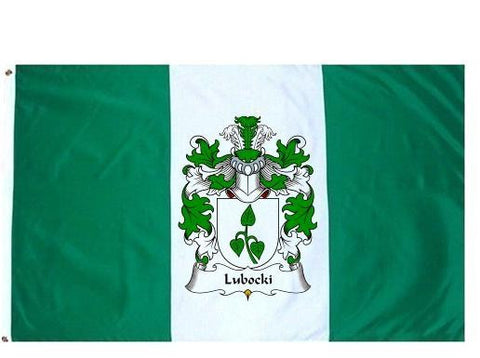 Lubocki family crest coat of arms flag
