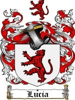 Lucia coat of arms family crest download