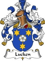 Lucken coat of arms family crest download