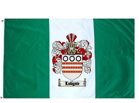 Ludgate family crest coat of arms flag