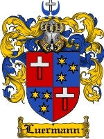 Luermann coat of arms family crest download