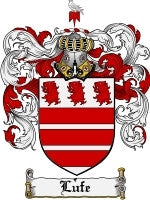 Lufe coat of arms family crest download