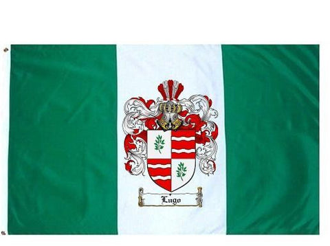 Lugo family crest coat of arms flag