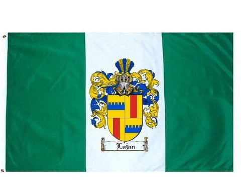 Lujan family crest coat of arms flag