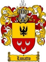 Lunatto coat of arms family crest download