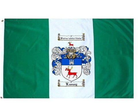 Lunny family crest coat of arms flag