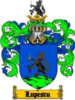 Lupescu coat of arms family crest download